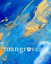 The cover for Mangrove's Spring 2017 issue was painted by University of Miami student Talytha Campos. "Golden Waves," 12” x 12“, acrylic and resin on canvas.